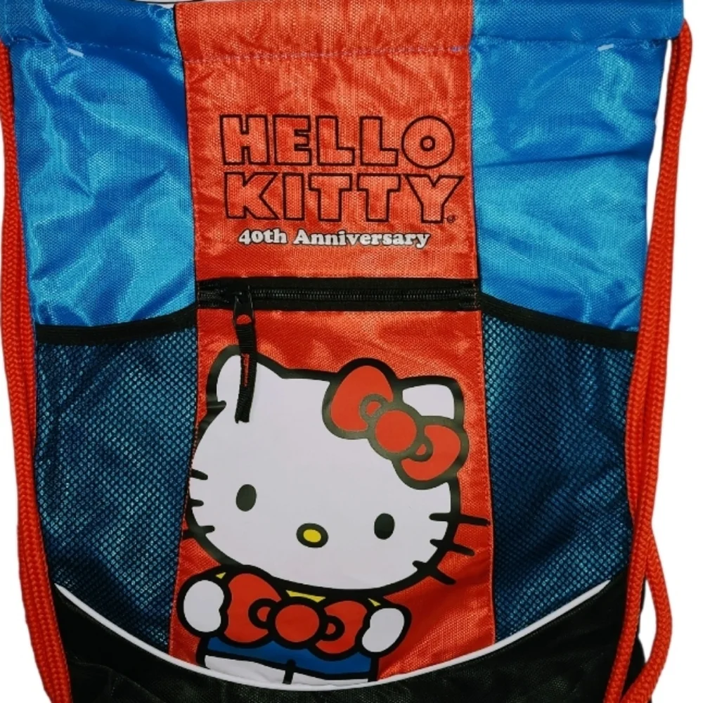 Hello Kitty 40th Anniversary Sports Sack Back Pack NEW